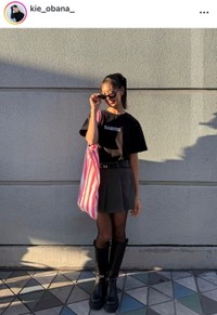 尾花貴絵インスタグラム(@kie_obana_)より