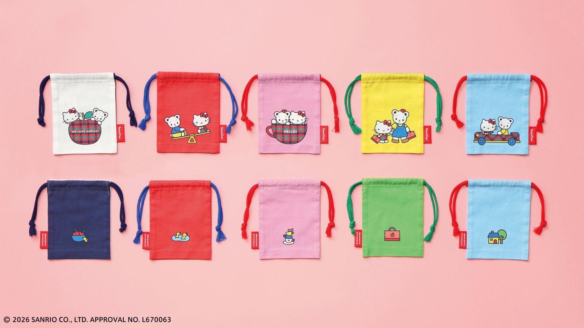 4/15POP-UP開催】ハローキティ×ファミリア初コラボ！ 完売必至の全21型