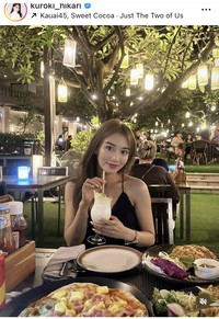 黒木ひかりインスタグラム＠kuroki_hikariより