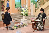 「徹子の部屋」  (右から)黒柳徹子、パックン＝テレビ朝日提供