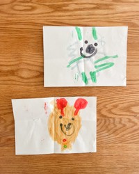 長男くんが7歳の頃に描いた絵（提供：YOUさん）
