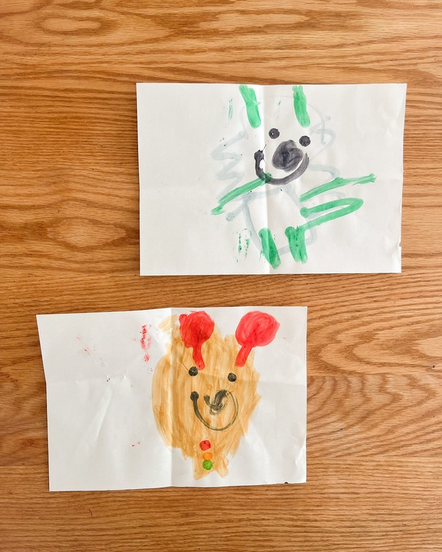 長男くんが7歳の頃に描いた絵（提供：YOUさん）
