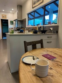 突如始まったホームステイ生活はとてもあたたかい時間だったと言います／Harukaさん（@gongqiyao0414）提供