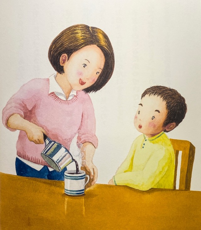 犬の殺処分について話すお母さんとたくと