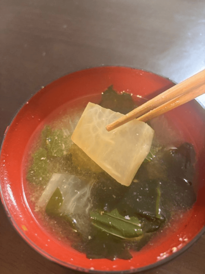 「手前味噌」の食感も相まって、とても美味しかったそうです（画像提供：もち子@ぱやちょるん暮らしさん）