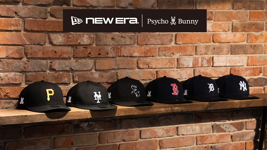 「Psycho Bunny」より<br>「NEW ERA®」とのコラボレーションによる<br>“MLB Exclusive Collection”を発売。
