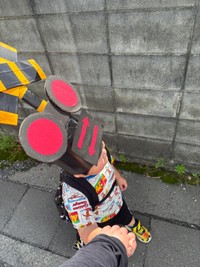 ニッコニコで登園♡（提供：@ginmugi0205さん）
