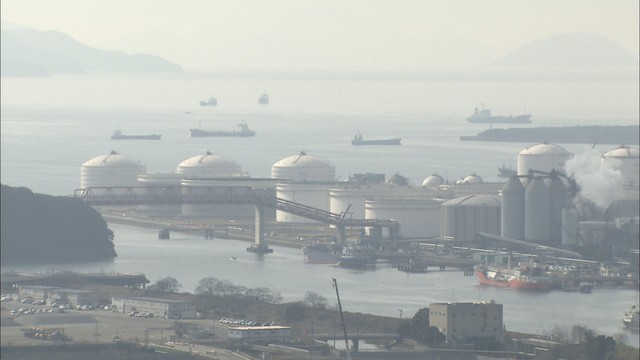 水島コンビナート　倉敷市