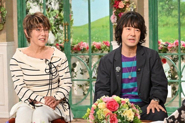 「徹子の部屋」に出演する（左から）平野レミ、和田唱＝テレビ朝日提供