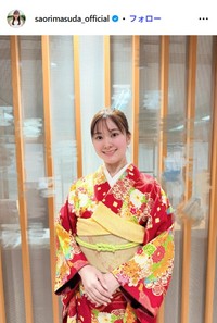 増田紗織アナウンサーのインスタグラム＠saorimasuda_officialより