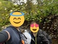 採集活動中のぽにょさんご夫妻 ※ぽにょさん提供