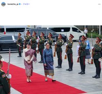 愛子さま、ラオスを公式訪問（宮内庁公式インスタグラムから）