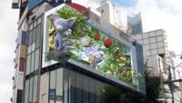 ポケモンたちがクロス新宿ビジョンに大集合！