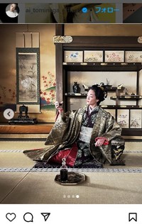 冨永愛のインスタグラム＠ai_tominaga_officialより