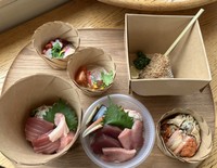 丹後あかまつ号のツアーでは「都まぐろ」を使ったメニューなどが出される