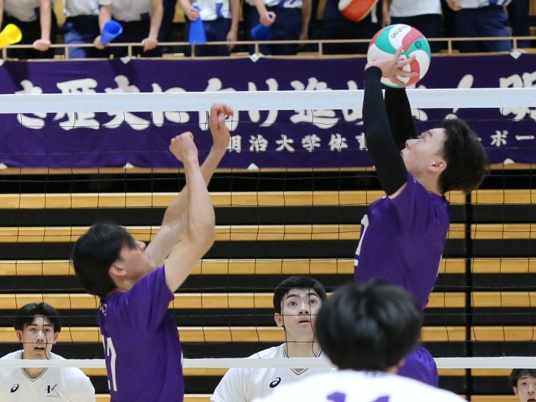 バレー - 明治大学・近藤蘭丸 遠かった「あと2点」 自分に負けた悔しさ