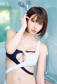 「ヤングアニマルWeb」（白泉社）に登場したえなこ＝撮影／フジシロタカノリ