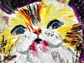 子どもが描いた猫への愛　猫のはがき絵コンクール受賞者決定