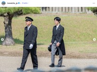 「令和7年9月8日（月）、悠仁親王殿下は、神宮及び神武天皇山陵をご参拝になりました」（宮内庁公式インスタグラム、2025年9月9日の投稿から）