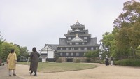 岡山城（岡山・北区丸の内　20日朝）