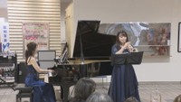 高松市出身のプロ奏者がミニコンサート ことでん瓦町駅(高松市常磐町)