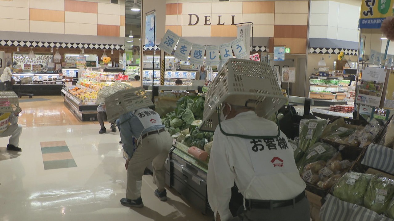 スーパーでの地震訓練に約300人が参加 丸亀市川西地区の 防災力 の秘密とは 香川 Ksbニュース Ksb瀬戸内海放送