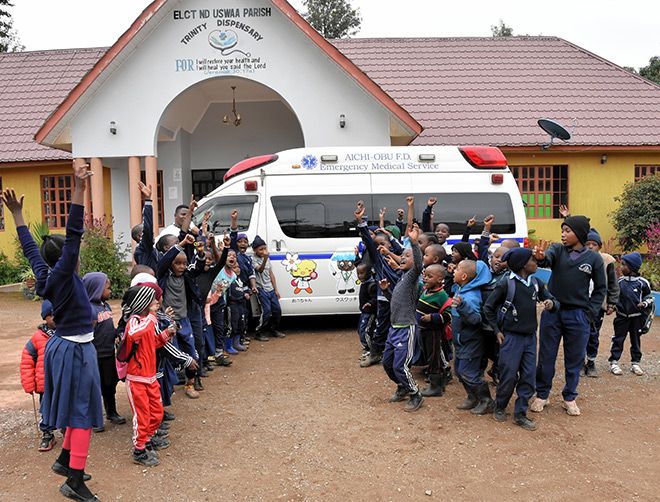 Japanese nonprofit sends ambulance to rural Tanzania