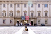 スフォルツェスコ城を訪れたReyちゃん（画像提供：Miniさん）