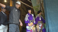 中山農村歌舞伎のリハーサル　春日神社　香川県小豆島町　4日