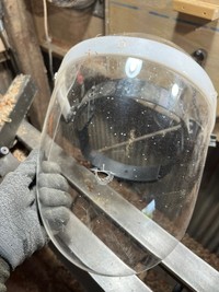 もしフェイスガードを付けていなかったら…（田中祐士さん提供）