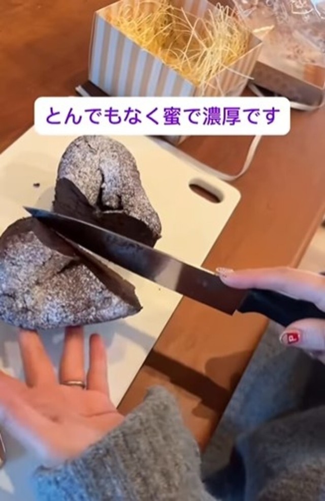 ケーキの断面／サンシャインBBAさん提供