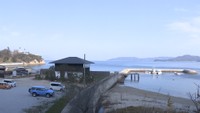 音楽半島の舞台となる金山海岸（高松市牟礼町大町）