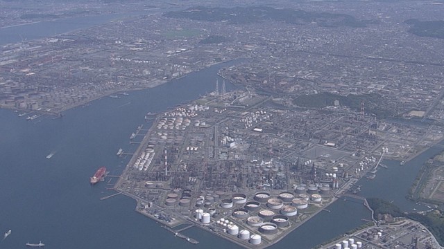 水島コンビナート　倉敷市