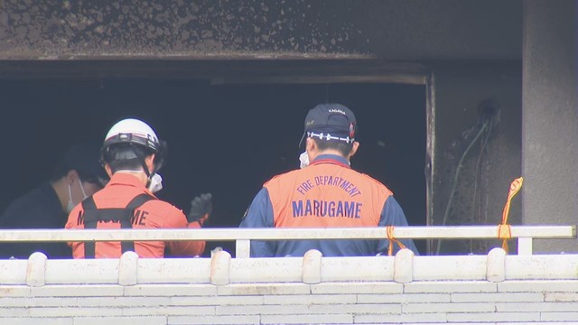 火事があったマンション　丸亀市山北町