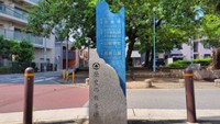 新しいタイプのサイン柱