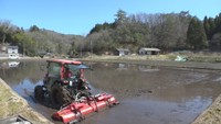 岡山県北で田植えの準備進む　新見市