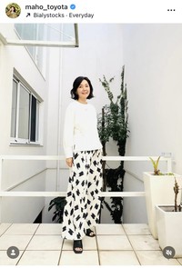 とよた真帆インスタグラム＠maho_toyotaより