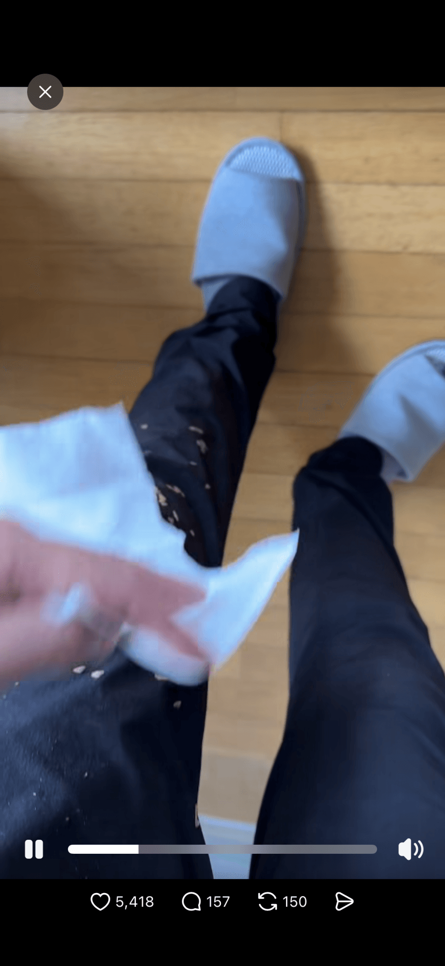 使うのは、ウエットティッシュだけ