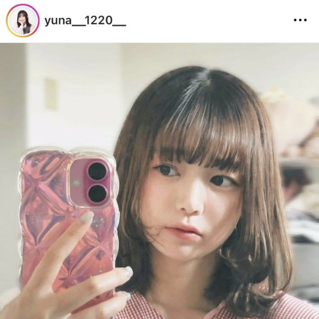 ゆうな。インスタグラム＠yuna__1220__より