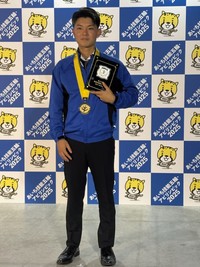 第63回技能五輪全国大会 「曲げ板金」で金賞 三澤愛輝選手（提供：岡山県職業能力開発協会）