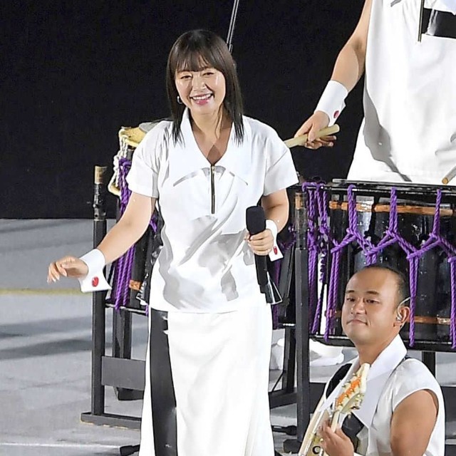東京パラリンピックの開会式に登場した坂本美雨