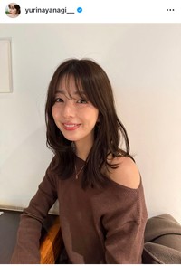 柳ゆり菜インスタグラム＠yurinayanagi__より