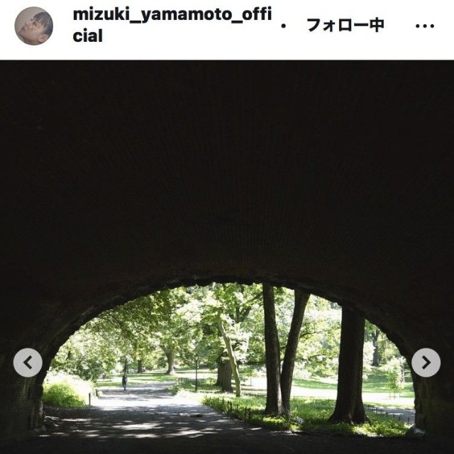 山本美月のインスタグラム＠mizuki_yamamoto_officialより