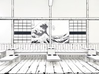 「モノクロＣＨＡＹＡ」店内の様子（モノクロＣＨＡＹＡ提供）