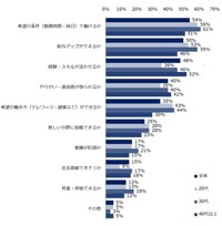 【年代別】仕事選びの軸を教えてください（提供画像）