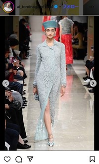 冨永愛のインスタグラム＠ai_tominaga_officialより