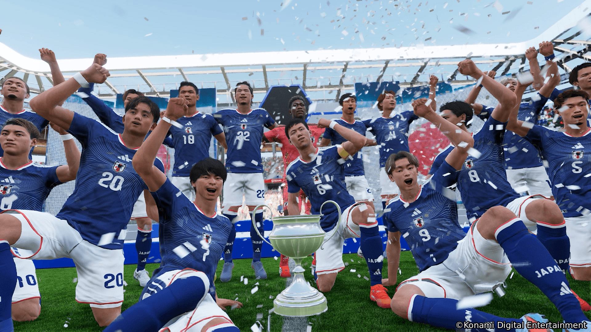 Nintendo Switch 2向けゲームソフト「eFootball Kick-Off!」(KONAMI)のゲーム画面