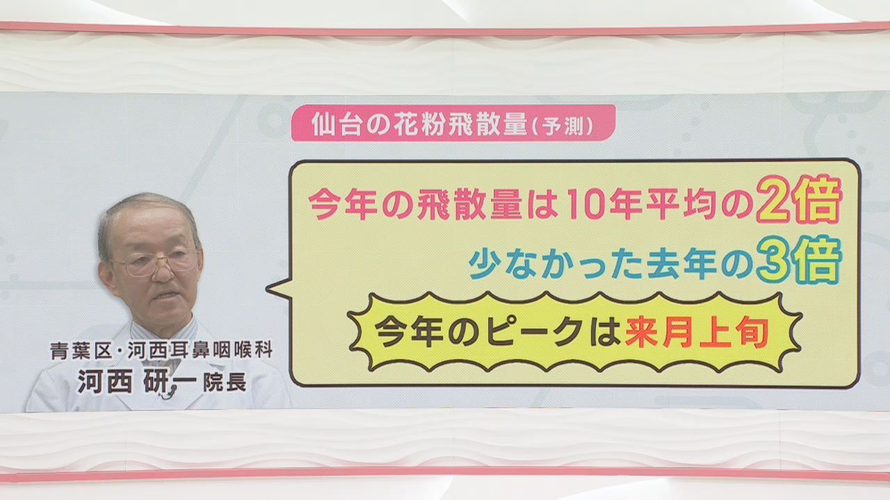 花粉症シーズン到来　乗り切るためには