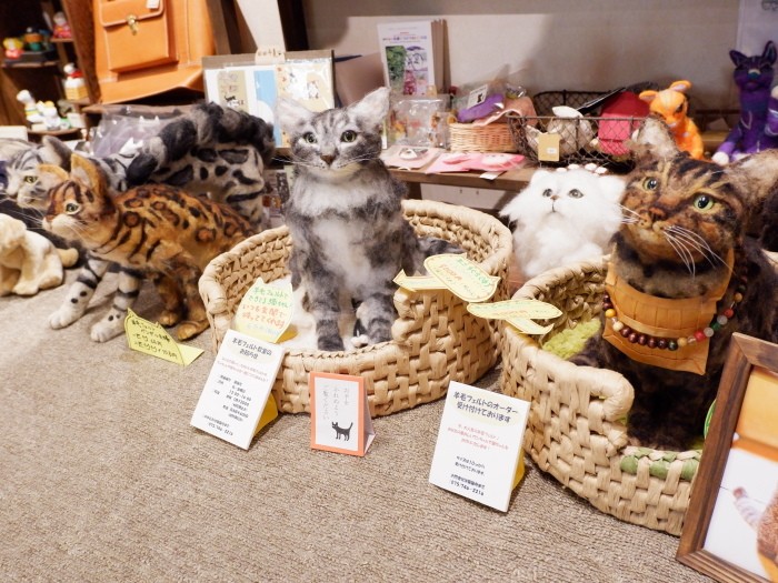 順子さんの羊毛フェルトは本物のようにリアル。オーダーも可