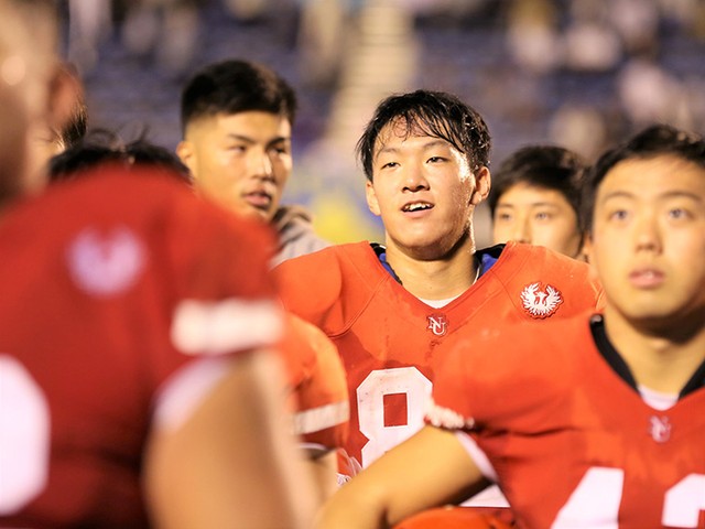 アメフト - 日本大学のWR林裕嗣、フェニックスとともに背番号「25